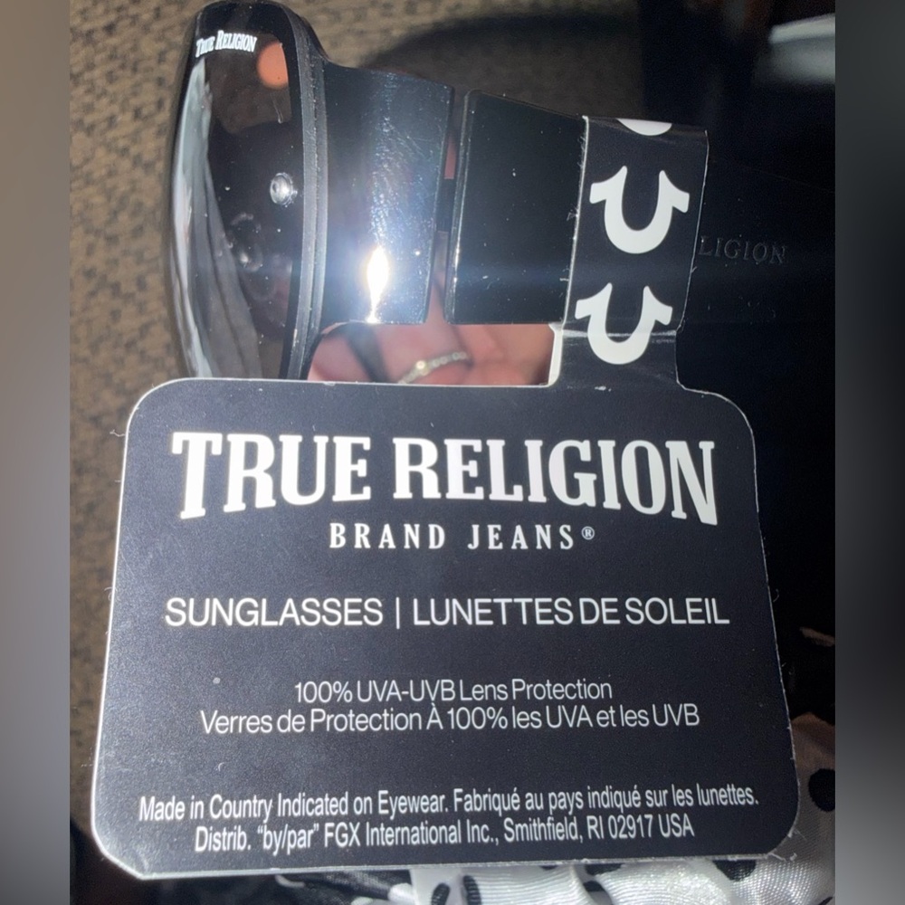 True Religion Black Tinted Shield Sunglasses - Picture 13 of 14